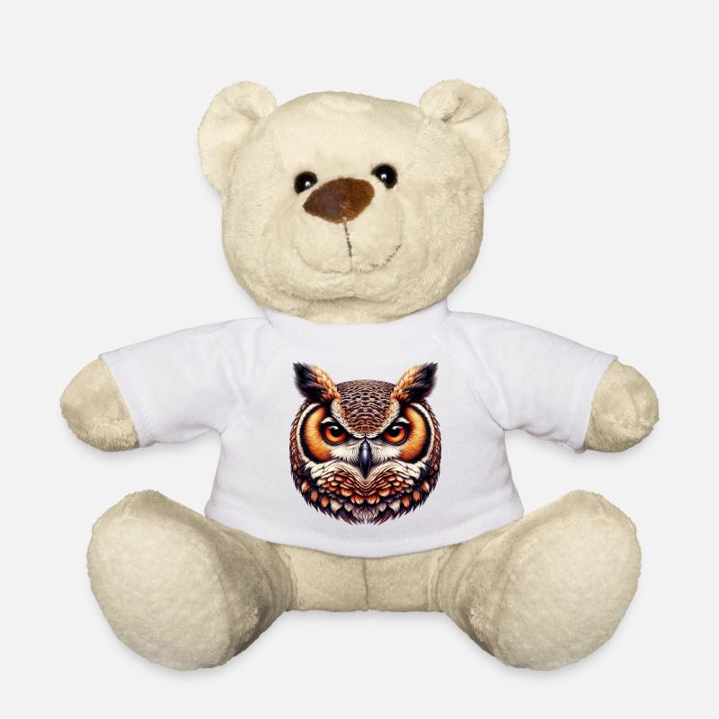 Hibou - Nounours - blanc