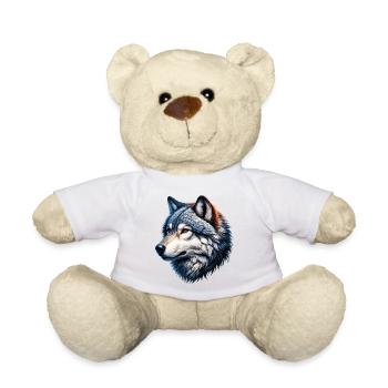 Wolf - Teddy - Weiß - Vorne