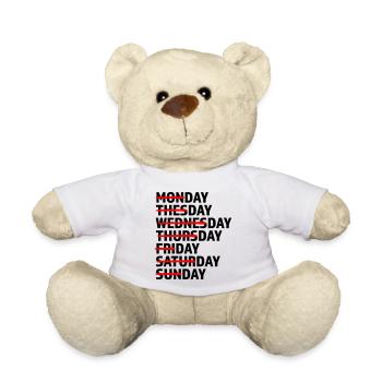 Tous les jours Jour Jour - Nounours - blanc - Devant