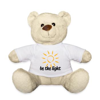 Soyez la lumière - Nounours - blanc - Devant
