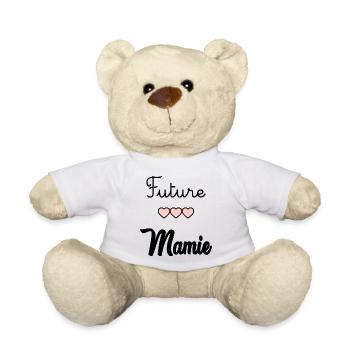OMA. MUTTERTAG. ALLES GUTE ZUM OMA-TAG. ICH LIEBE DICH - Teddy - Weiß - Vorne