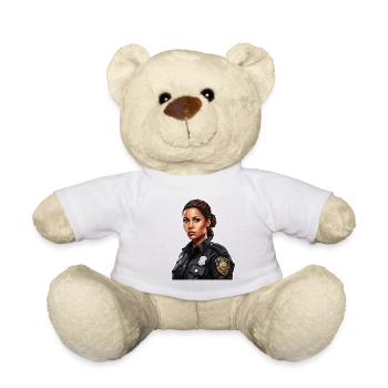 Police / Opérations / Profession / Emploi / Forces d’urgence - Nounours - blanc - Devant