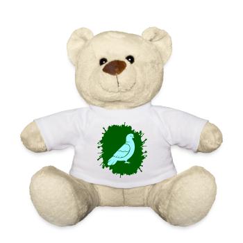 Splatter Dove - Teddy Bear - white - Front