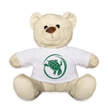 Schildkröte / Kriechtier - Reptilie - Teddy - Weiß - Vorne