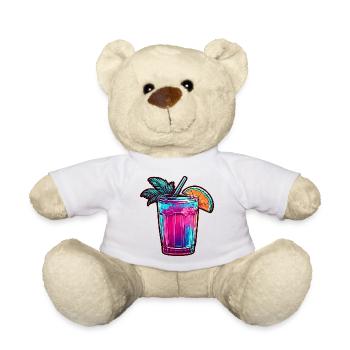 Cocktail / Bar / Mixing / Drink / Exotic / Club - Teddy Bear - white - Front