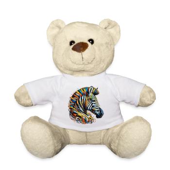 Zebra - Teddy - Weiß - Vorne