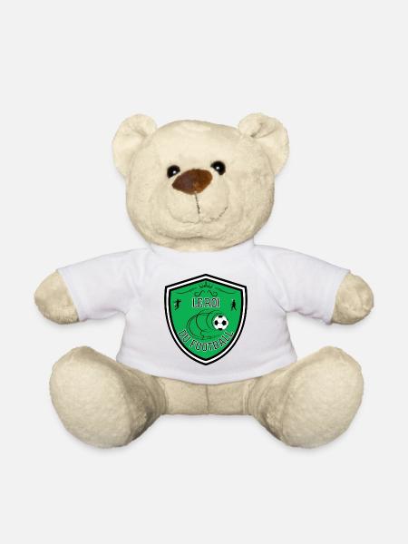 Roi du football. Pour papa, papy. Récompense foot - Nounours - blanc