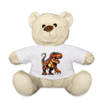 Dinosaur - Teddy Bear - white - Front