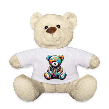 Teddy Bear Teddy Bear Leather Vest - Teddy Bear - white - Front