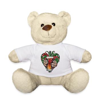 Ich liebe Bier - Teddy - Weiß - Vorne