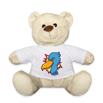 Oiseau à bec-en-sabot Ornithologue Forêt I Cadeau - Nounours - blanc - Devant