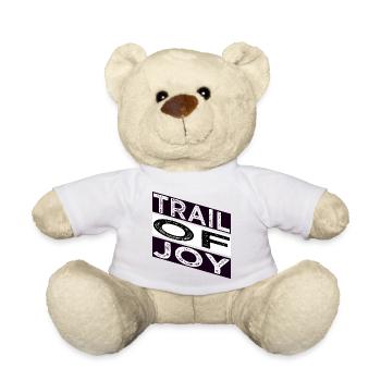 Mountain Biking Gear Funny Sayings - Teddy Bear - white - Front