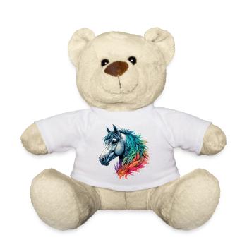 Horse - Teddy Bear - white - Front