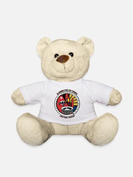 Emblème culturel indigène et maritime - Nounours - blanc