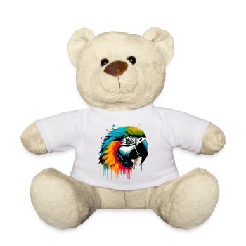 Papagei - Teddy - Weiß - Vorne