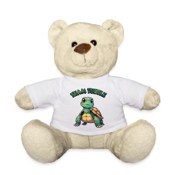 Team Turtle - Teddy Bear - white - Front