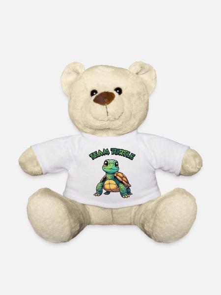 Team Turtle - Teddy Bear - white