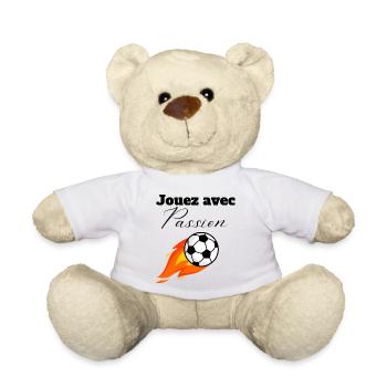 Play with passion - Teddy Bear - white - Front