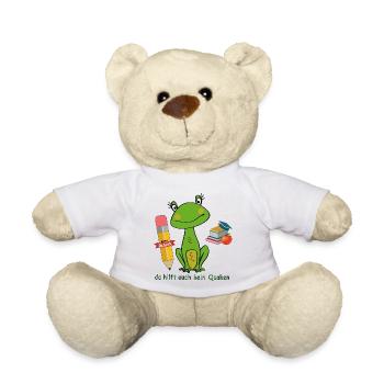 Back to School, Frosch - Teddy - Weiß - Vorne