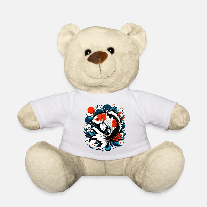 Koi-Karpfen - Teddy - Weiß