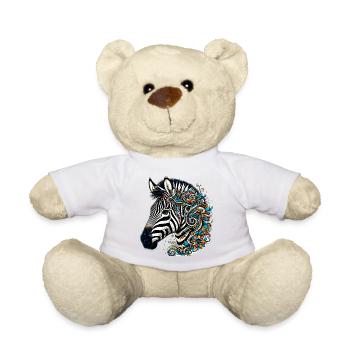 Zebra - Teddy - Weiß - Vorne