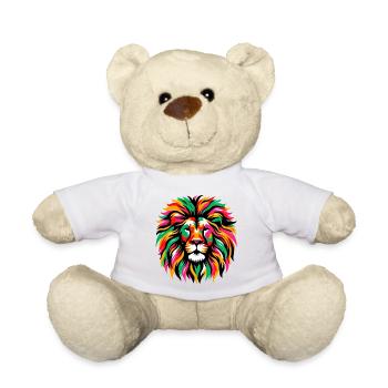 Lion - Teddy Bear - white - Front