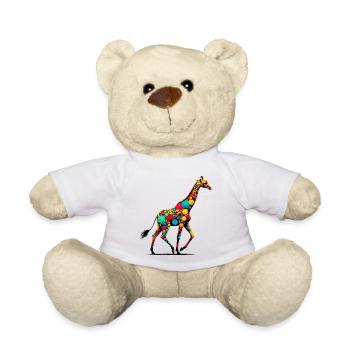 Girafe - Nounours - blanc - Devant