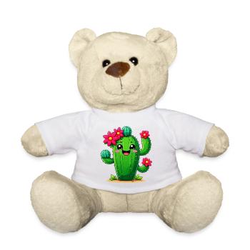 Cactus - Teddy Bear - white - Front