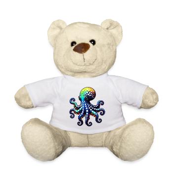 Krake - Teddy - Weiß - Vorne