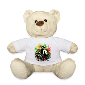 Lémurien - Nounours - blanc - Devant