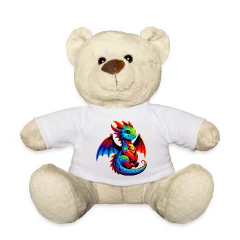 Drache - Teddy - Weiß - Vorne