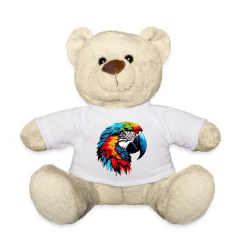 Perroquet - Nounours - blanc - Devant