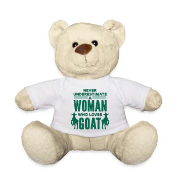 Goat - Buck - Goat - Farm - Zoo - Holiday - Teddy Bear - white - Front