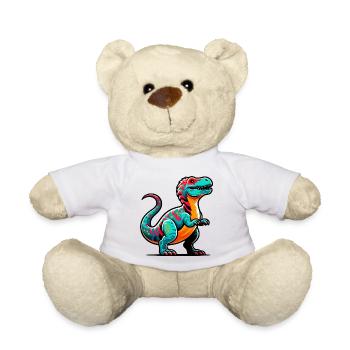 Dinosaure - Nounours - blanc - Devant