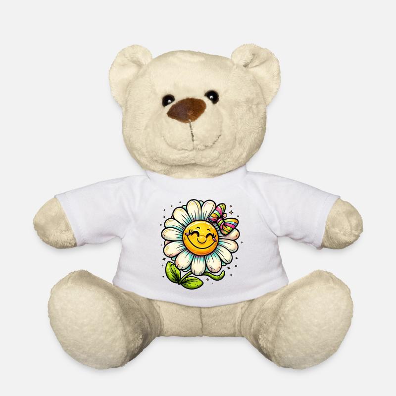 Gänseblümchen - Teddy - Weiß