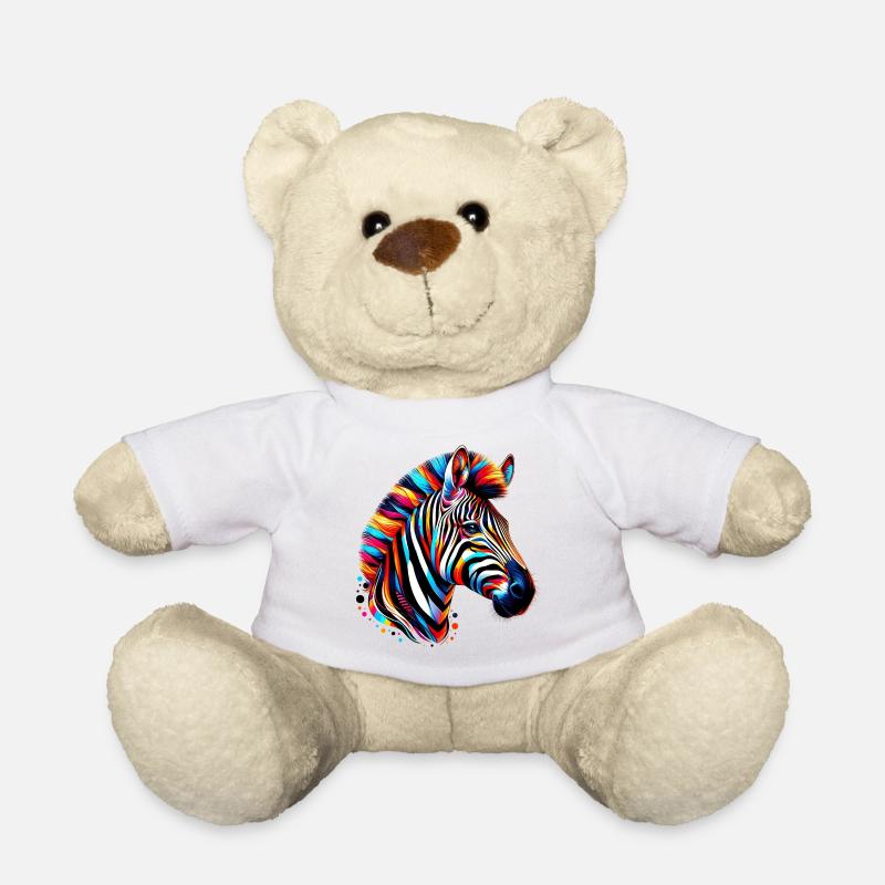 Zebra - Teddy - Weiß