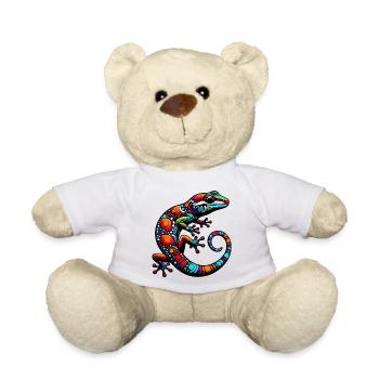 Gecko - Teddy Bear - white - Front