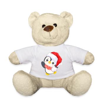Weihnachts Pingu - Teddy - Weiß - Vorne
