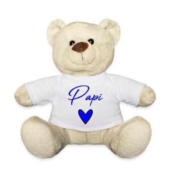 OPA. VATERTAG. ALLES Gute zum Tag des Großvaters. ICH LIEBE DICH. - Teddy - Weiß - Vorne