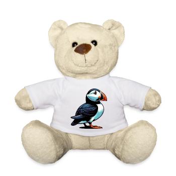 Puffin - Teddy Bear - white - Front
