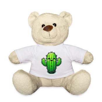 Cactus - Teddy Bear - white - Front