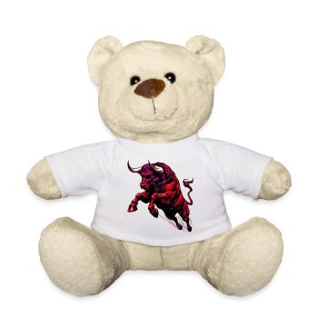 Stier - Teddy - Weiß - Vorne