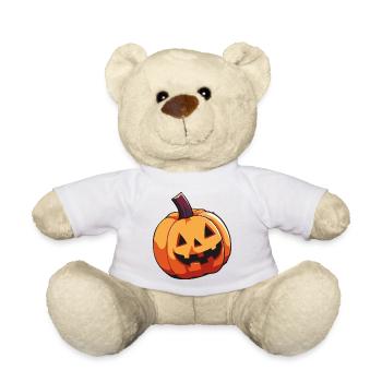 Kürbis Comic Funny - Teddy - Weiß - Vorne