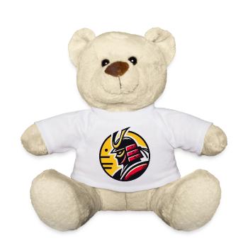 Yellow Samurai - Teddy Bear - white - Front