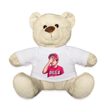 Digga Facepalm - Teddy - Weiß - Vorne