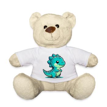 Dinosaure - Nounours - blanc - Devant