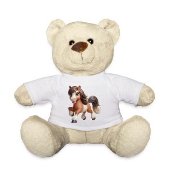 Horse 1 - Teddy Bear - white - Front