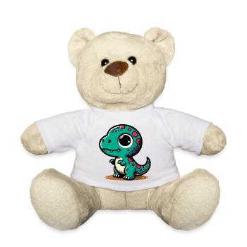 Dinosaurier - Teddy - Weiß - Vorne