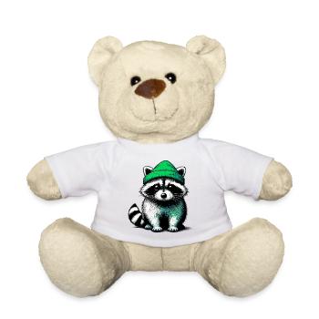 Waschbär - Teddy - Weiß - Vorne