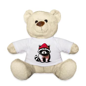 Raton laveur - Nounours - blanc - Devant
